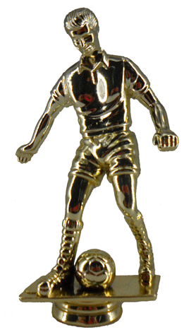 FIGURA D012 DE FÚTBOL PEQUEÑA - MEJOR JUGADOR 6xH*13 cm