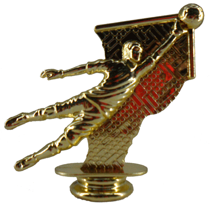 FIGURA D014 DE FÚTBOL - MEJOR PORTERO 11xH*11.3 cm
