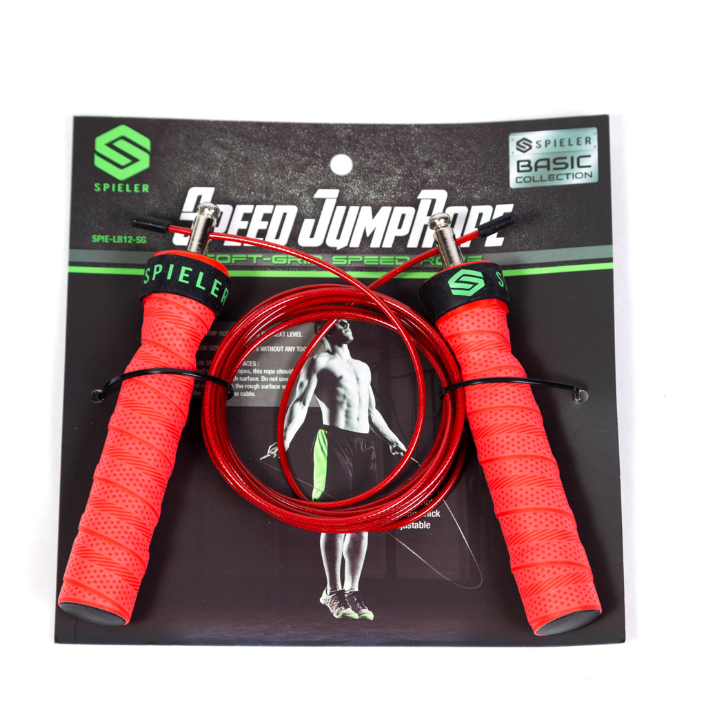 SOGA DE SALTAR SPIELER DE ALTA VELOCIDAD CON MANGO SUAVE (SOFT GRIP)