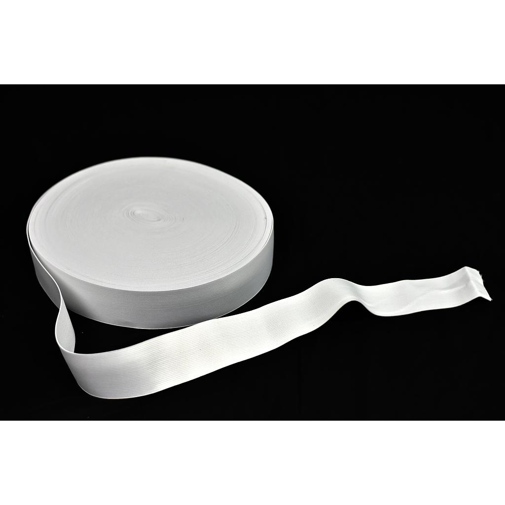 CINTA PARA DEMARCAR ÁREAS DEPORTIVAS - ELÁSTICA BLANCA 50mts x 5cm