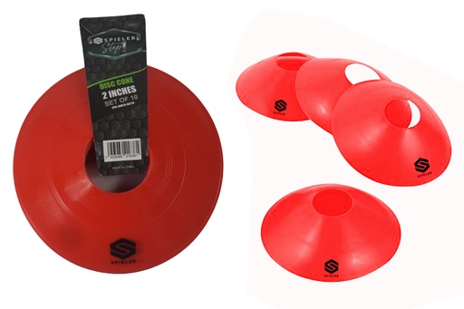 [SPIE-GXM26-DC210-RD] DISCOS DE 2 "- SET DE 10 (Rojo)