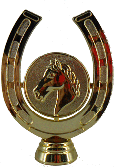 FIGURA D101G DE EQUITACIÓN - HERRADURA 9xH*12 cm
