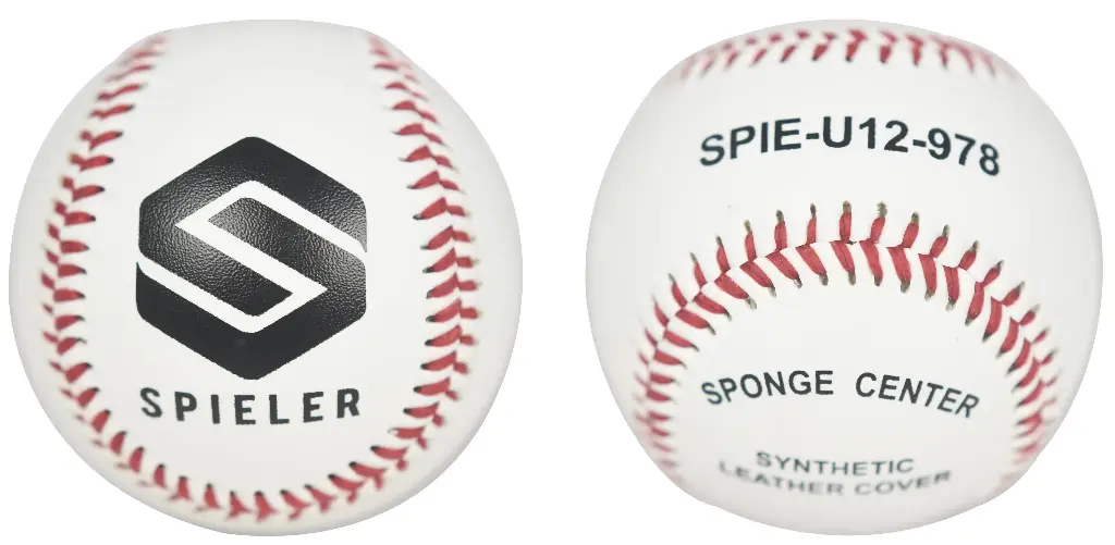 BOLA DE BÉISBOL SPIELER PVC 9" RUBBER CORE- SAFETY BALL U12