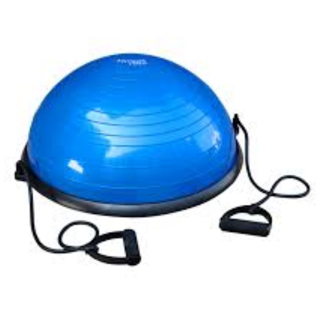 HALF BALANCE BOSU BALL SPIELER DE 58 cm CON LIGAS