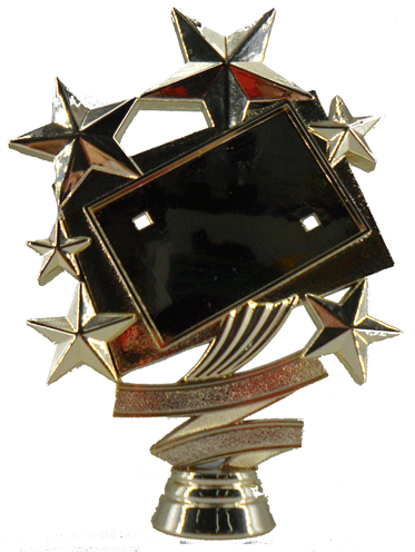 HOLDER RECTANGULAR CON ESTRELLAS 11.5x16.5 cm
