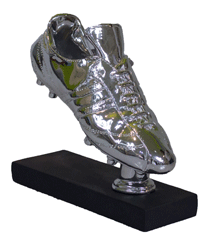 ESCULTURA S09 DE FÚTBOL - BOTÍN BRILLANTE 29 cm