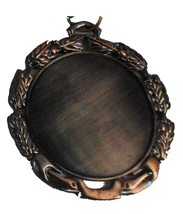 [SY-20H2-03-SC] MEDALLA HOLDER #3 DE BRONCE  7 CM SIN CINTA