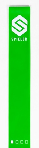 [SPIE-L-01-0610] MINI BANDA SPIELER - LIGHT COLOR VERDE (60*5*0.6cm) - Pqte DE 10 Und.