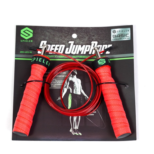SOGA DE SALTAR SPIELER DE ALTA VELOCIDAD CON MANGO SUAVE (SOFT GRIP)