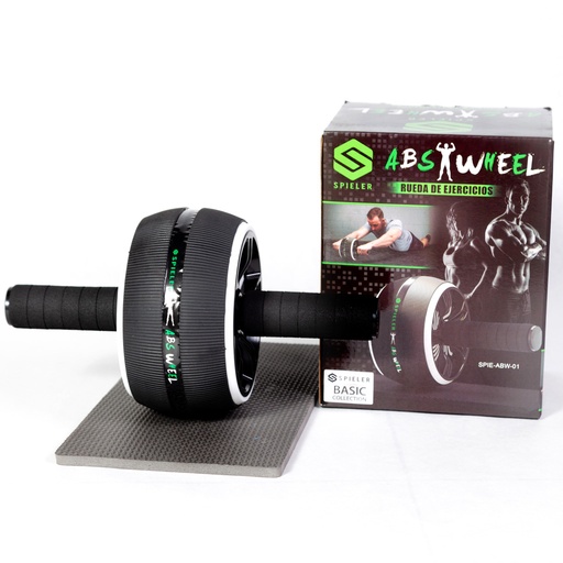 [SPIE-GX14-ABW-01] AB WHEEL SPIELER - RUEDA DE EJERCICIOS + MAT (Cap. 400 lb)