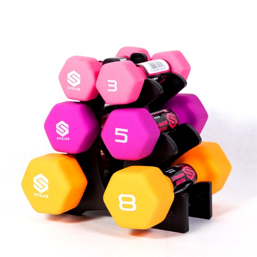 [SPIE-GX2-DBL-32LB] SET DE 32 lb CON RACK SPIELER