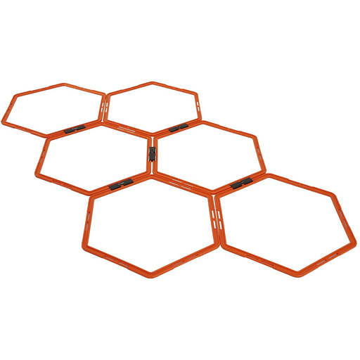 [AHEX-50-MCA] ANILLOS HEXAGONALES DE 50 cms - SET DE 6