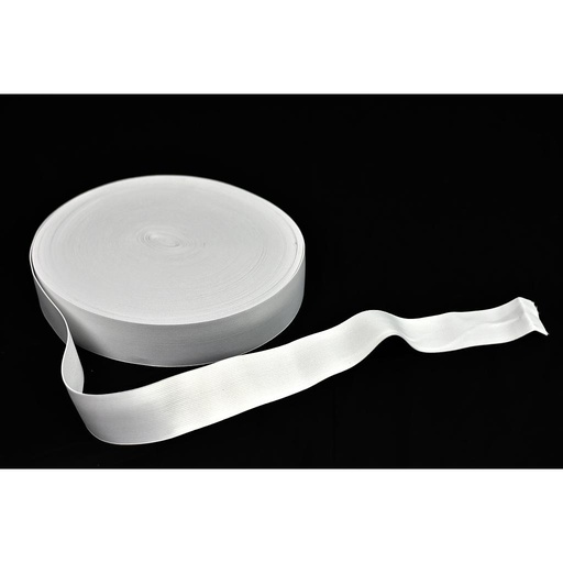 [SPIE-JJ01-50] CINTA PARA DEMARCAR ÁREAS DEPORTIVAS - ELÁSTICA BLANCA 50mts x 5cm