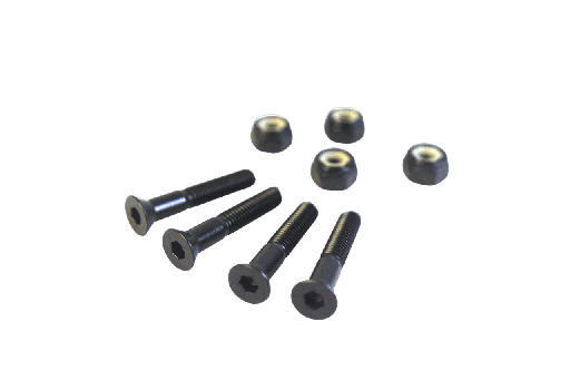 [AB-SKB-HR] HERRAJES NEGROS PARA SKATEBOARD