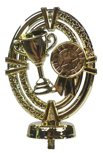[DOLL-081] FIGURA D081 DE TRIUNFO PEQUEÑA - COPA Y LISTÓN H*10.5 cm