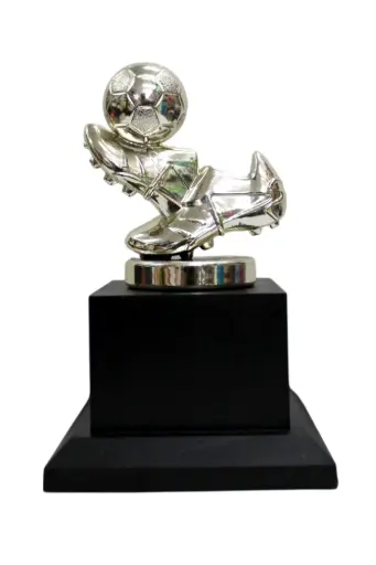 PREMIO BA506-016 DE FÚTBOL TACOS Y BALÓN - GOLEADOR 10.5xH*13.5cm