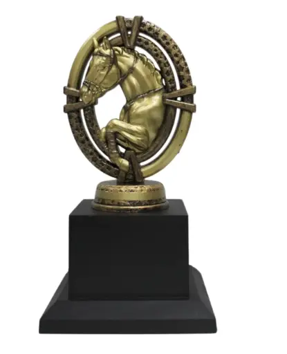 [BA506-103] PREMIO BA506-103 DE EQUITACIÓN CABALLO DE SALTO DE 8.7xH*16 cm