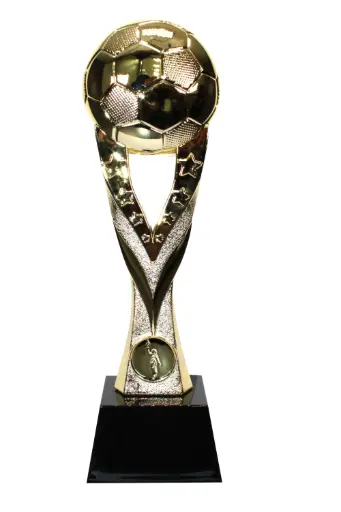 [SY-11D-SLIM] ESCULTURA DE FÚTBOL - BALÓN SLIM H26.3 CM