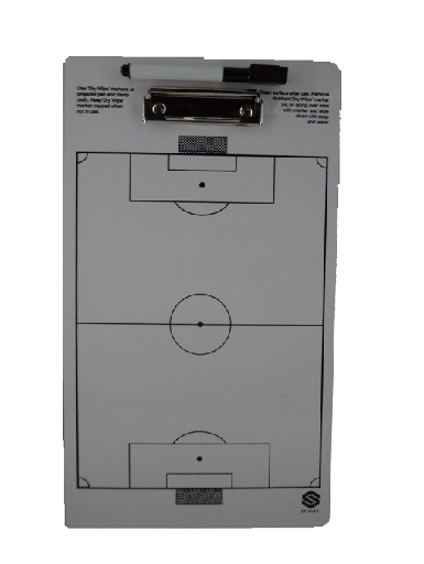 [TAB-2340] TABLERO TACTICO DE FUTBOL BLANCO/ MARCADOR Y BORRADOR 23*40CM