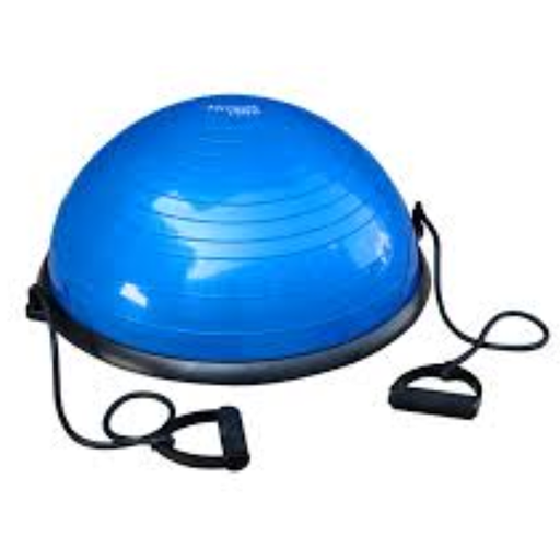 [SPIE-GX-37-BSU] HALF BALANCE BOSU BALL SPIELER DE 58 cm CON LIGAS