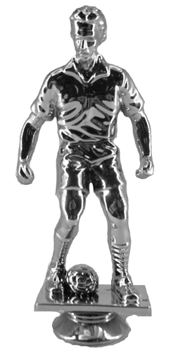 FIGURA D011 DE FÚTBOL GRANDE - MEJOR JUGADOR 11.5xH*18 cm