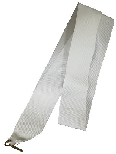 [LAN-06] CINTA PARA MEDALLAS - BLANCO 3.5 x 40 cm