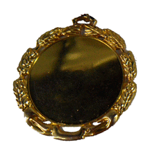[SY-20H2-01-SC] MEDALLA HOLDER #1 DE ORO 7 CM SIN CINTA